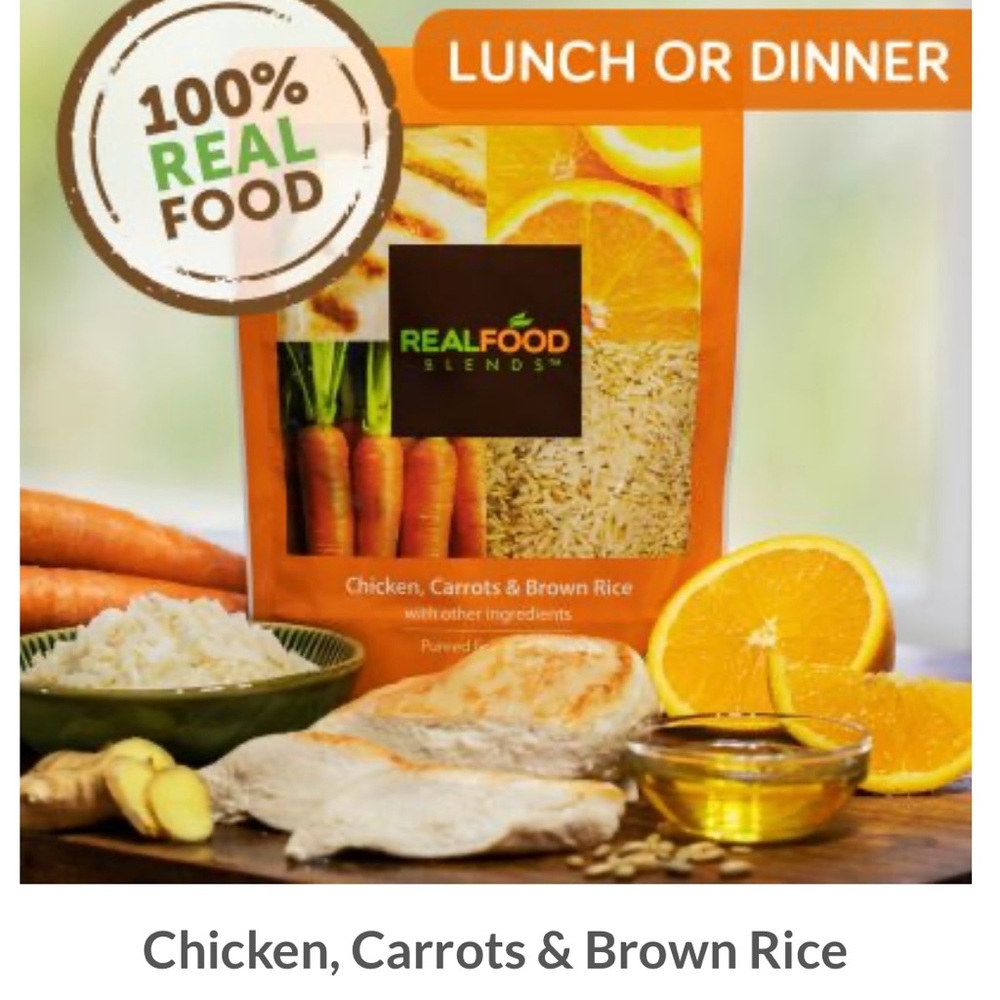 Real Food Blends Chicken Carrots & Brown Rice
